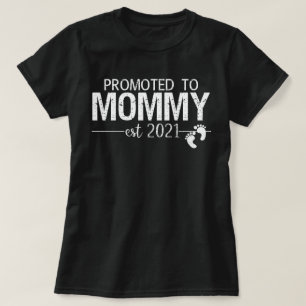 promoted to mummy est 2021 T-Shirt