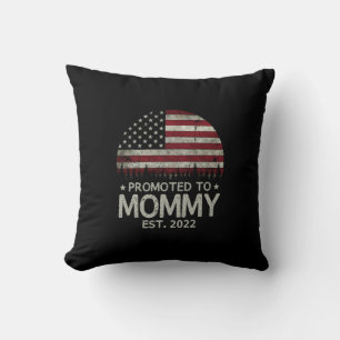 Promoted to Mummy Est 2022 First Time Dad Cushion