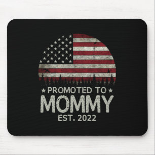 Promoted to Mummy Est 2022 First Time Dad Mouse Pad