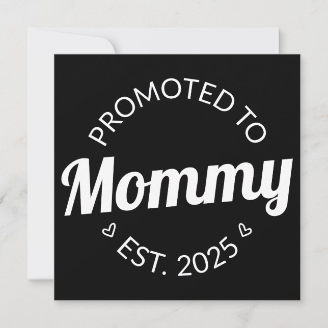 Promoted To Mummy Est. 2025 I Card (Front)