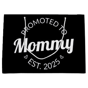Promoted To Mummy Est. 2025 I Large Gift Bag