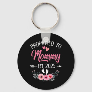 Promoted To Mummy Est 2025 Mothers Day First Time Key Ring