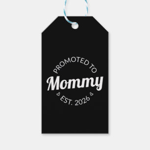 Promoted To Mummy Est. 2026 I Gift Tags