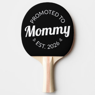 Promoted To Mummy Est. 2026 I Ping Pong Paddle