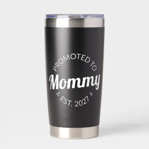 Promoted To Mummy Est 2027 New Mum Announcement I Insulated Tumbler