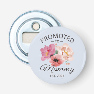 Promoted To Mummy Est 2027 New Mum Announcement VI Bottle Opener