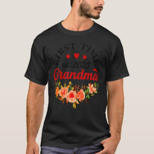 Promoted To New Grandma Mimi First Time Grandma Es T-Shirt