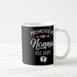 Promoted To Nonna Est 2025 Funny First Time Mother Coffee Mug