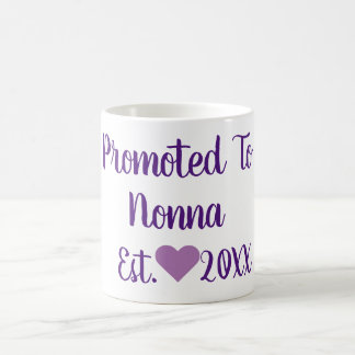 Promoted To Nonna Purple Mug
