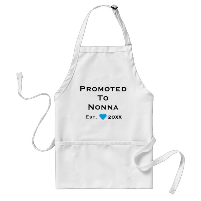 Promoted To Nonna Standard Apron (Front)