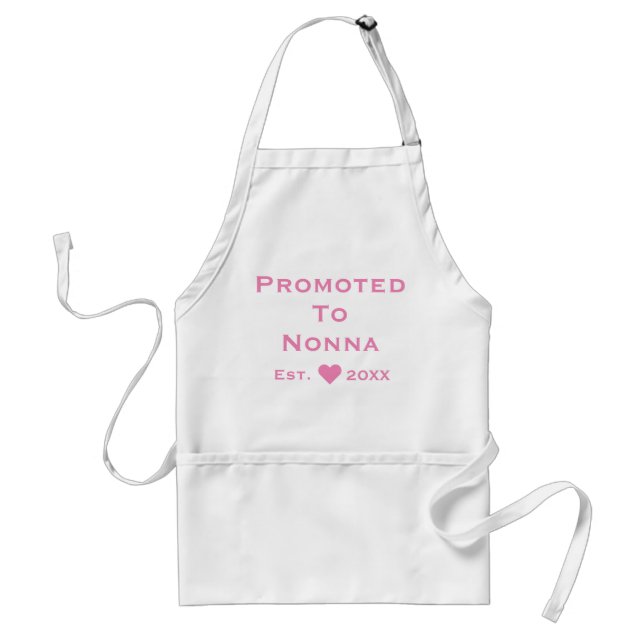 Promoted To Nonna Standard Apron (Front)