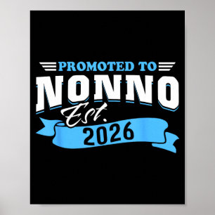 Promoted to Nonno Est 2026 New Grandpa to Be 26 Poster