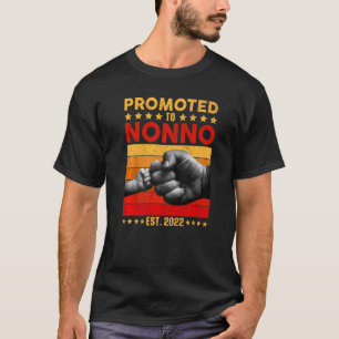 Promoted To Nonno Grandpa 2022 First Fathers Day T-Shirt