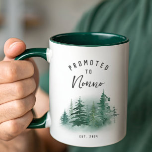 Promoted To Nonno Year Est. Mug