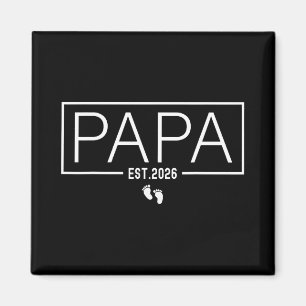 Promoted To Papa Est 2026 New Dad 2026 Soon To Be Magnet