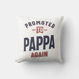 Promoted To Pappa Again   Father Grandpa Cushion