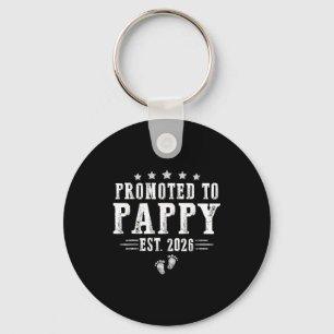 Promoted To Pappy Est.2026 Father's Day First Time Key Ring