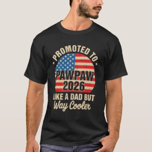 Promoted To Pawpaw Est 2026 Soon To Be New Grandad T-Shirt