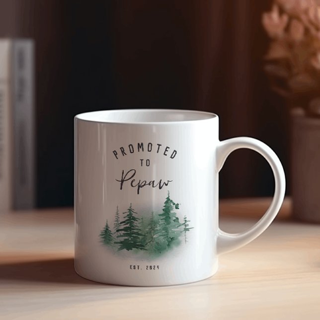 Promoted To Pepaw Year Est. Mug (Creator Uploaded)