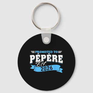 Promoted to Pepere Est 2026 New Grandpa to Be 26 Key Ring