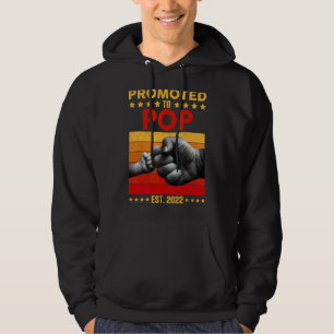Promoted To Pop Grandpa 2022 First Fathers Day Hoodie