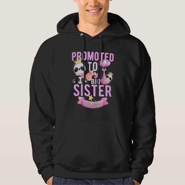 Promoted To Sister 2022 Shirt Baby Girl Gender Rev (Front)