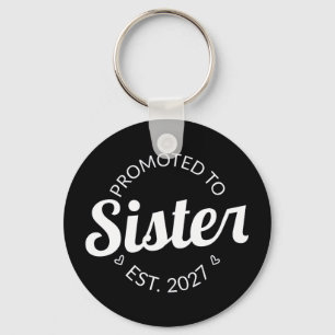 Promoted To Sister Est 2027 Big Sister I Key Ring