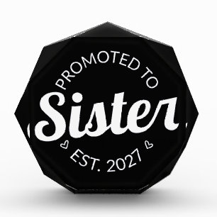 Promoted To Sister Est 2027 Big Sister I Photo Block