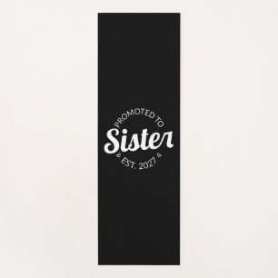 Promoted To Sister Est 2027 Big Sister I Yoga Mat