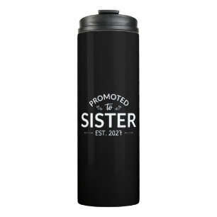 Promoted To Sister Est 2027 Big Sister II Thermal Tumbler