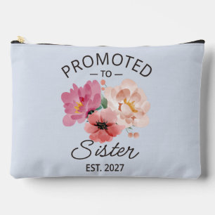 Promoted To Sister Est 2027 Big Sister VI Accessory Pouch