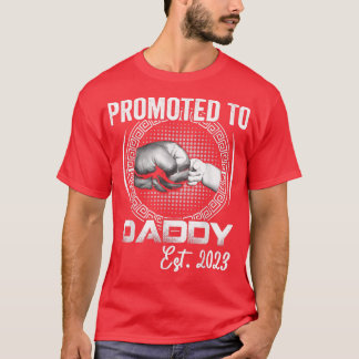 Promoted to Soon Est 2023 Funny Pregnancy Announce T-Shirt