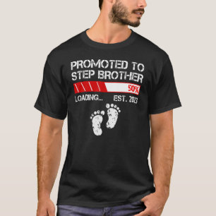 Promoted To Step Brother Est 2023 For Men New Br T-Shirt