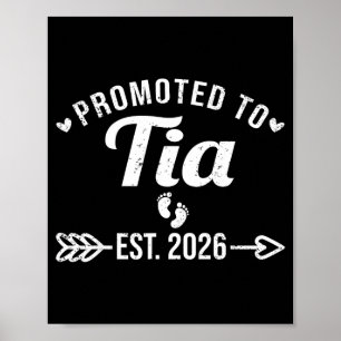 Promoted to tia est 2026 funny spanish aunt poster
