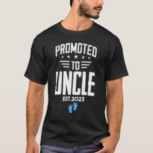 Promoted To Uncle Est 2023 It's A Boy Pregnancy An T-Shirt