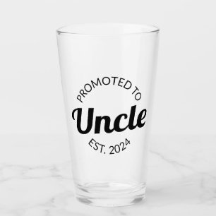 Promoted To Uncle Est. 2024 I Glass