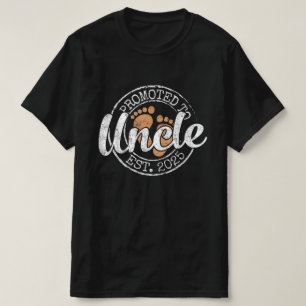 Promoted To Uncle Est 2025 1St Time Uncle 2025 T-Shirt