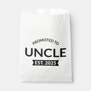 Promoted To Uncle Est. 2025 II Favour Bag