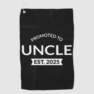 Promoted To Uncle Est. 2025 II Golf Towel