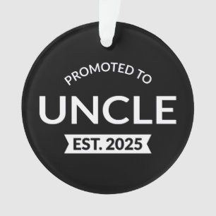 Promoted To Uncle Est. 2025 II Ornament