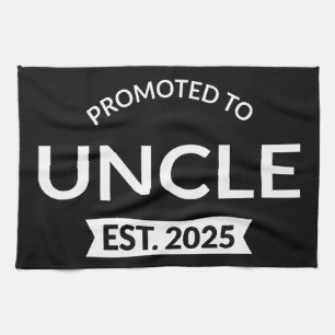 Promoted To Uncle Est. 2025 II Tea Towel