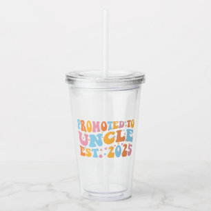 Promoted To Uncle Est. 2025 III Acrylic Tumbler