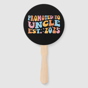 Promoted To Uncle Est. 2025 III Hand Fan
