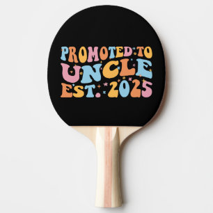 Promoted To Uncle Est. 2025 III Ping Pong Paddle