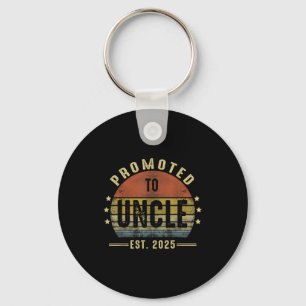 Promoted To Uncle Est 2025 New Uncle Fathers Day F Key Ring