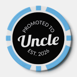Promoted To Uncle Est. 2026 I Poker Chips
