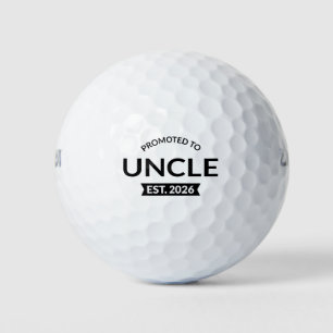 Promoted To Uncle Est. 2026 II Golf Balls