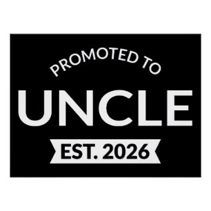 Promoted To Uncle Est. 2026 II Poster
