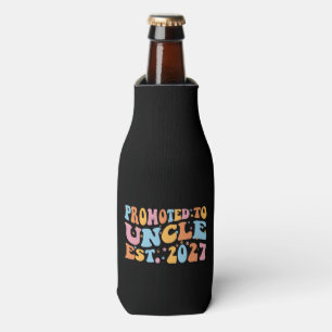 Promoted To Uncle Est 2027 New Uncle Bottle Cooler