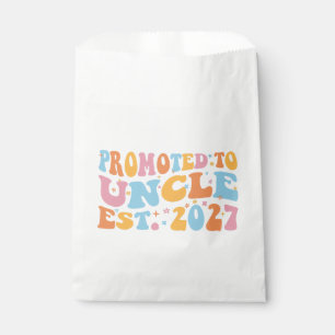 Promoted To Uncle Est 2027 New Uncle Favour Bag